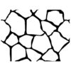 Flagstone Stencil Pattern