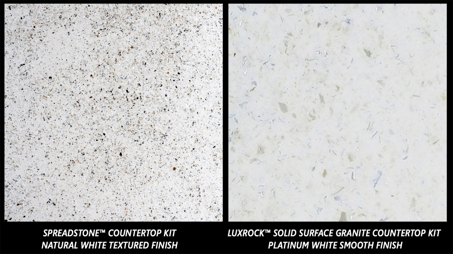 Daich Coatings - LuxROCK vs Mineral Select countertop Kit