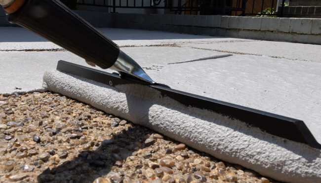 RockPatch Trowel application