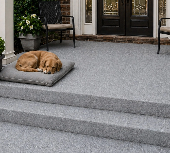 Rollerrock optima Dog-on-Deep-Slate-RollerRock-Porch